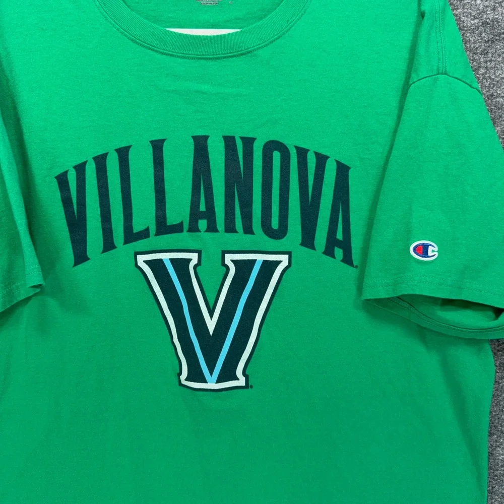 Villanova Wildcats Champion Tshirt Mens XL Green Graphic NCAA College Sports Tee - Picture 2 of 8